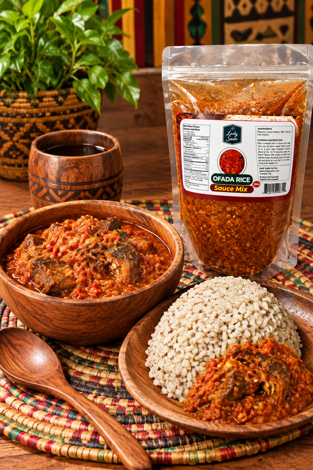 OFADA SAUCE  (DRY) 350g